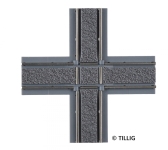 TILLIG 87224 - Kreuzung symmetrisch Asphalt (TT, H0m)